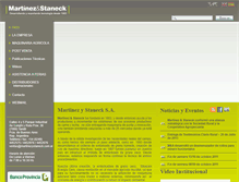 Tablet Screenshot of martinezystaneck.com.ar